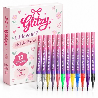Glitzy Little Artist Nail Art Set 🎀