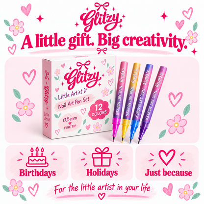 Glitzy Little Artist Nail Art Set 🎀